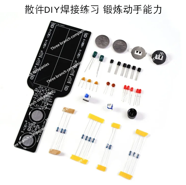 Metal Detector DIY Electronic Kit Handheld Metal Detector Circuit Board Components Welding Practice Parts