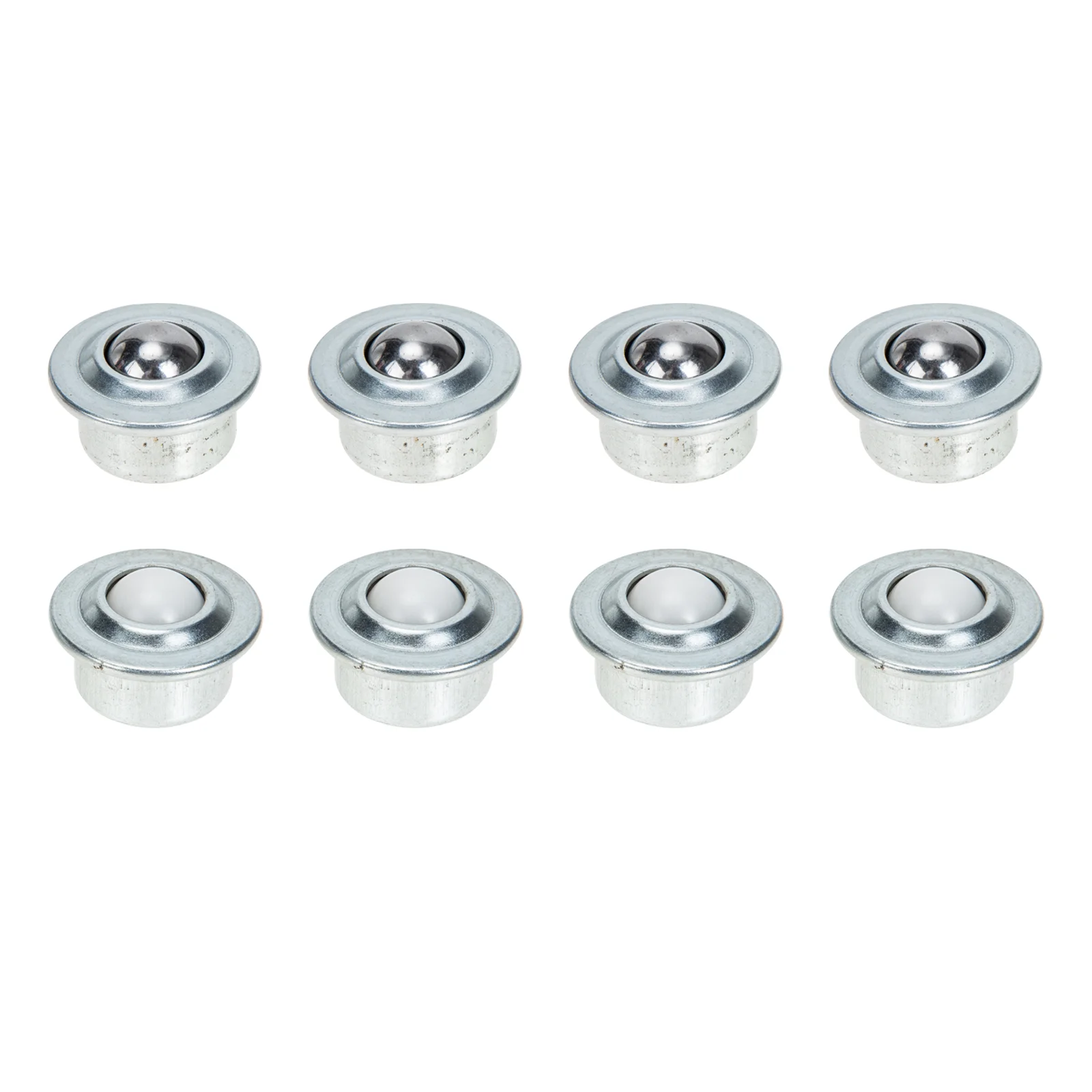 

8 Pcs Carbon Steel Nylon Balls Smooth Surface Easy Degree Rotation Tools Parts Accessories