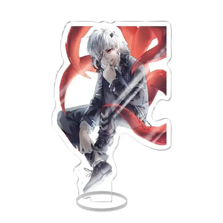 15cm Tokyo Ghoul Anime Peripherals Kaneki Ken Acrylic Stand Ornament Model Touka Kirishima Action Figure Gifts Collections Dolls