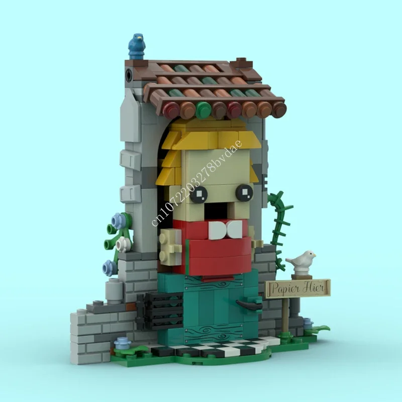 

328 шт. строительные блоки MOC, персонажи фильмов, Holle Bolle Gijs - Efteling Brickheadz, классические Мультяшные фигурки Анима, детские игрушки, подарки