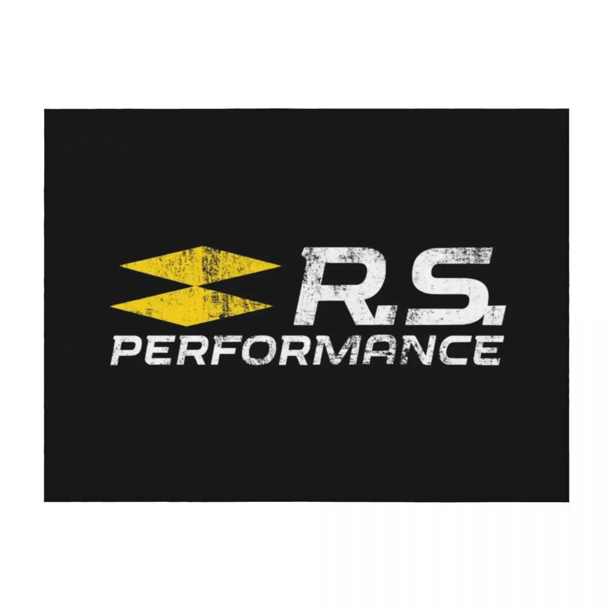 

RS PERFORMANCE LOGO (YELLOW-WHITE) Throw Blanket Fashion Sofas Bed covers Travel Luxury Blankets