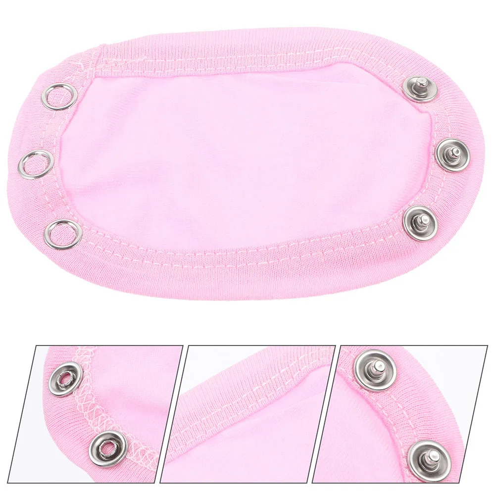 

2Pcs Cotton Romper Extender Snap Extender for Baby Bodysuit Extension Wearable for Boys Girls Diaper Change Friendly