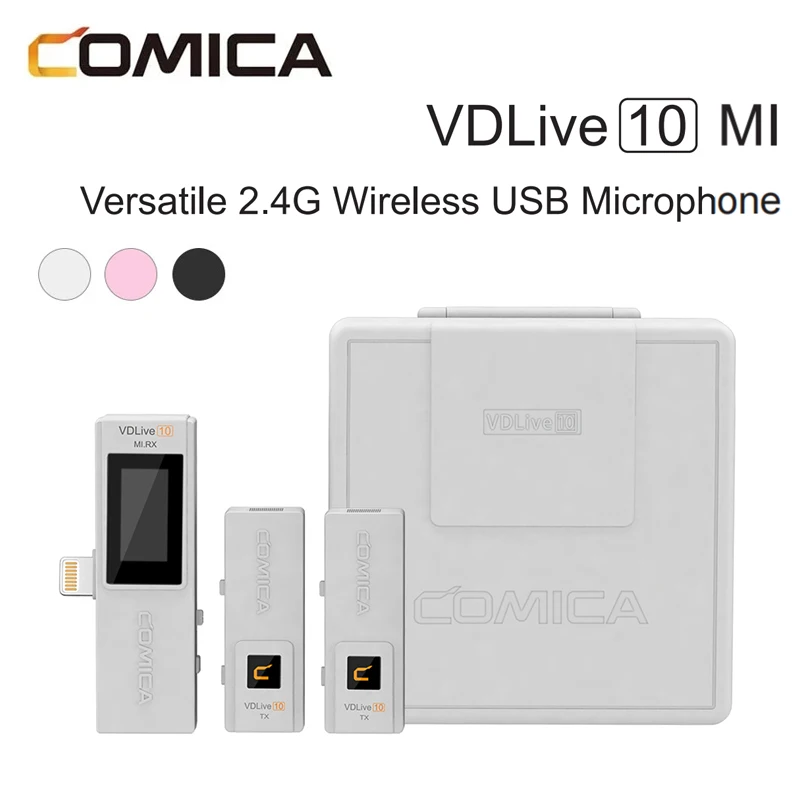 

COMICA VDLive10 2.4G Wireless Multifunctional Lightning Microphone Short Video Live Conference Microphone