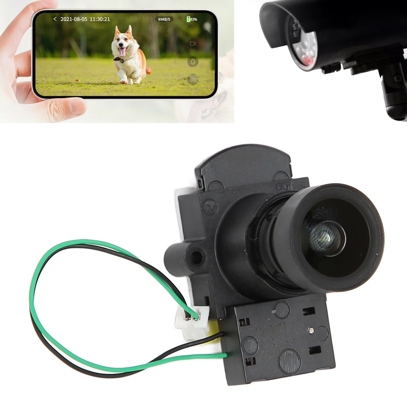 CCTV Camera Lens Fixed Focus 2.8mm 8MP Full Color Warm Light  Security Camera Lens Fixed Focus Lens for Security Camera