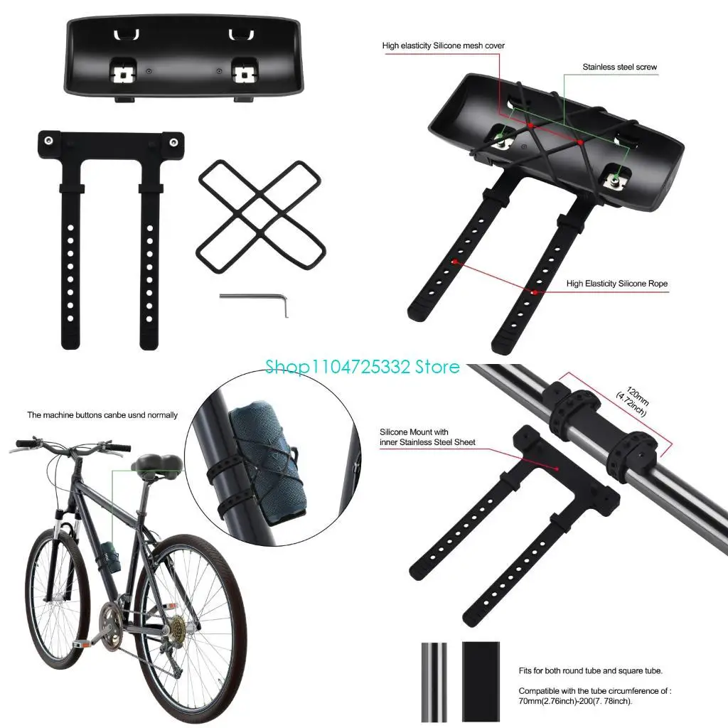 

P5EA Universal Bike Motorcycle Harlybars Holder для портативных динамиков безопасная установка в открытом приключении