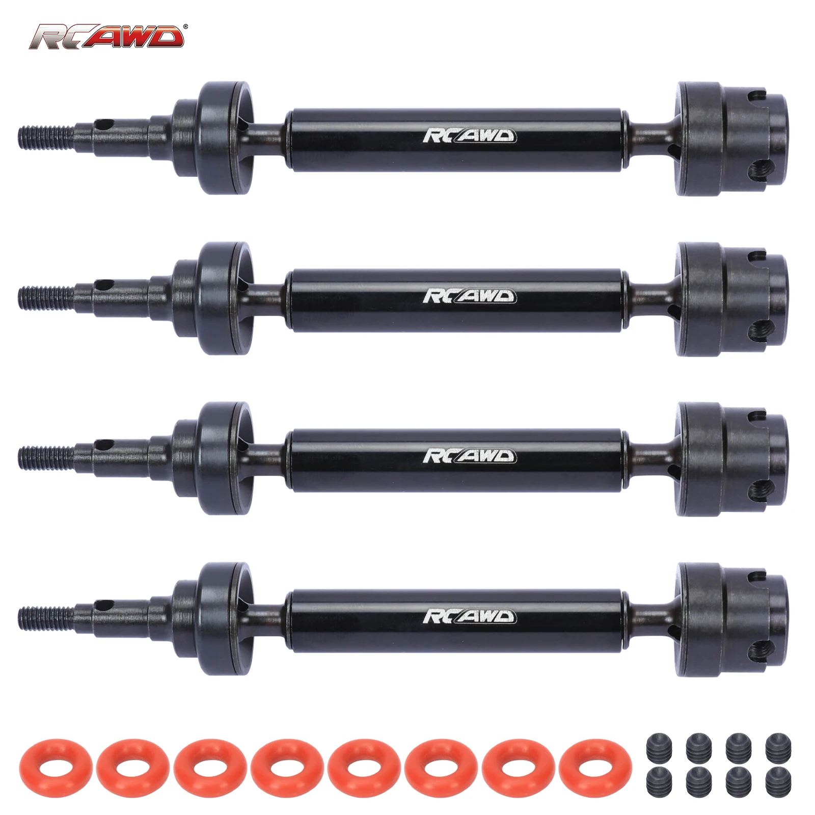 4x #45 alloy front/rear CVD SLIDER driveshaft axle shaft for 1/10 ARRMA 3s Mage&BLX Big Rock/Granite/Senton/Vortecks