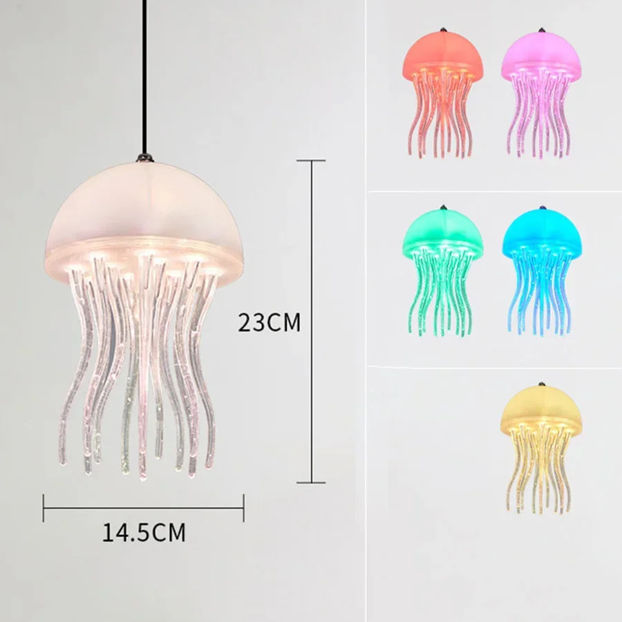 Imagem -06 - Jellyfish String Light para Jardim Pátio Árvore Pendurado Luz Dandelion Fairy Garland Rgb Changing Natal ao ar Livre