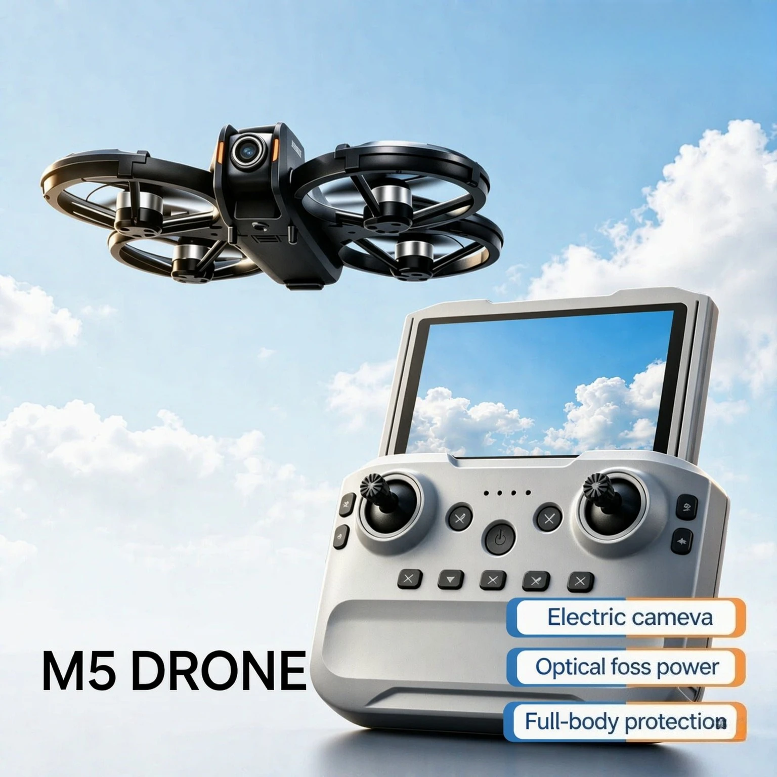 m5-foldable-rc-drone-8k-hd-with-screen-remote-controller-brushless-optical-flow-long-endurance-5g-wifi-fpv-aerial-quadcopter