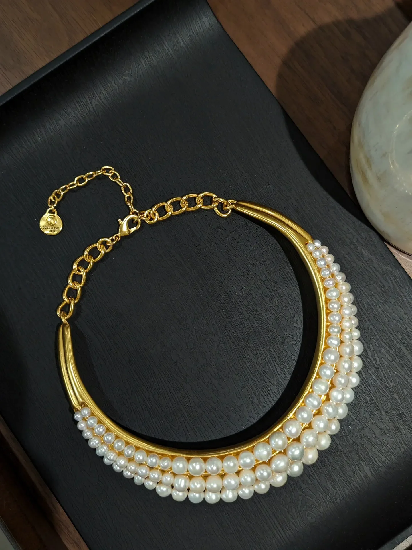 Workshop series of high-grade natural pearl collar