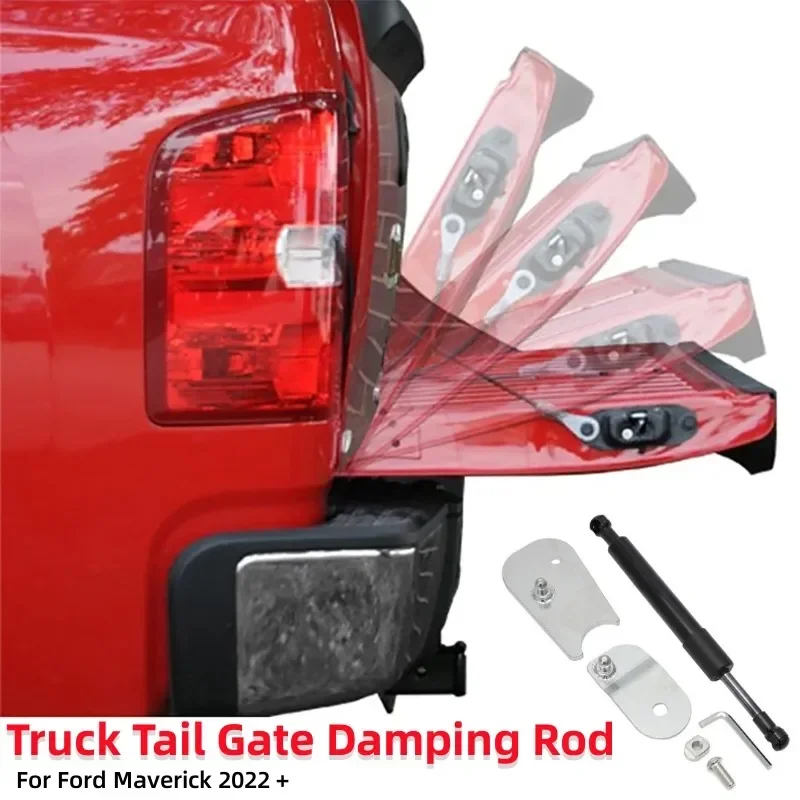 

1Pcs Car Tailgate Assist Lift Shock Damping Support Rod Pickup Truck Door Assist Spring Soft Open Tool for Ford Maverick 2022 +