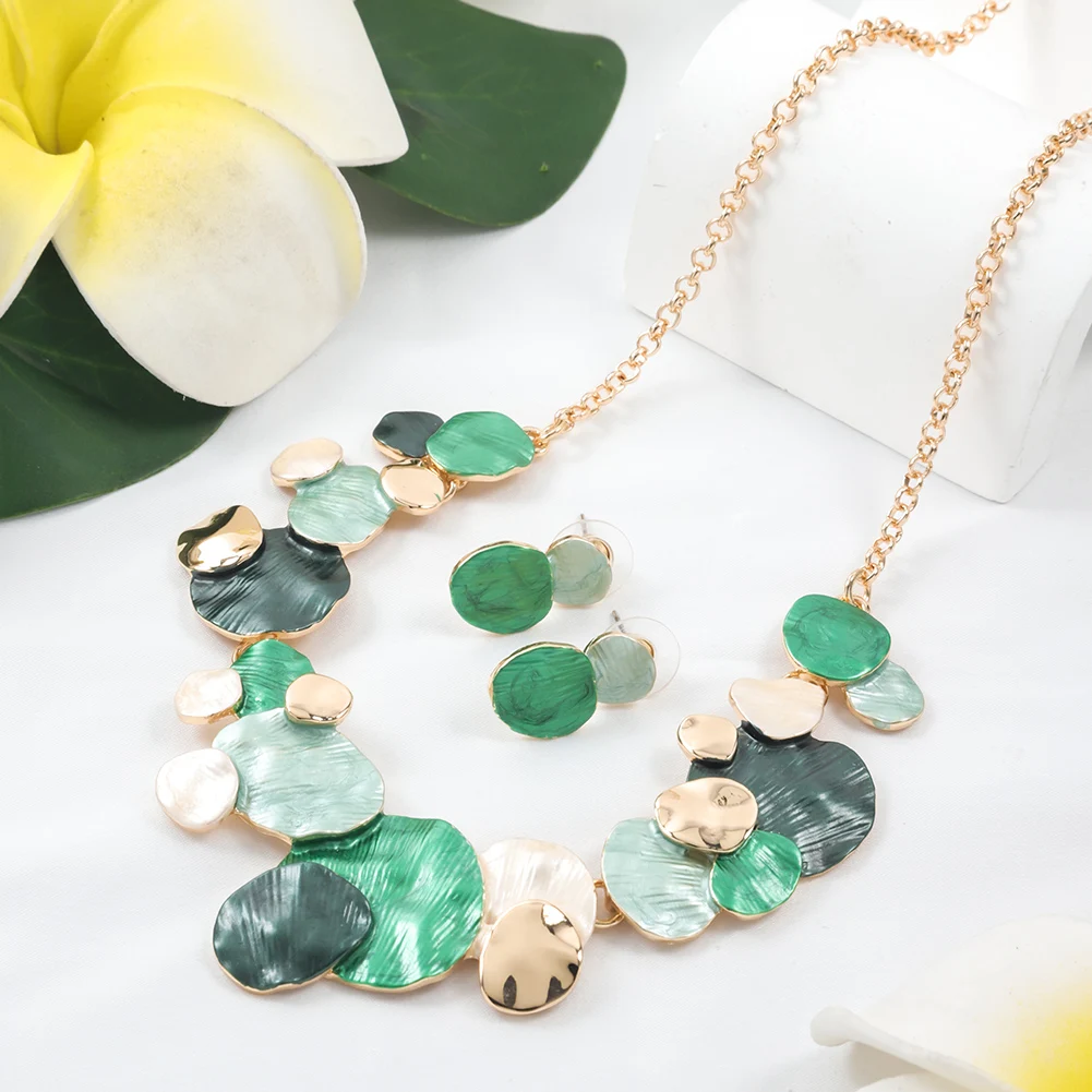 Cring Coco Enamel Necklaces Fashion Neck Choker New in Jewelry Trend Geometric Necklace for Women Wedding Anniversary Gifts 2023