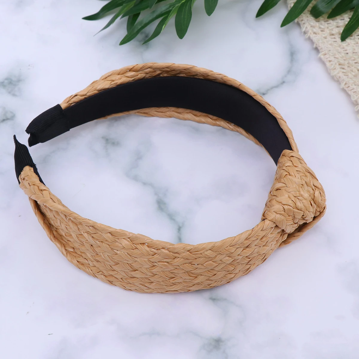 

Braid Hair Band Knotted Headbands for Women Girls Boho Wide Woven Headwear Hairband