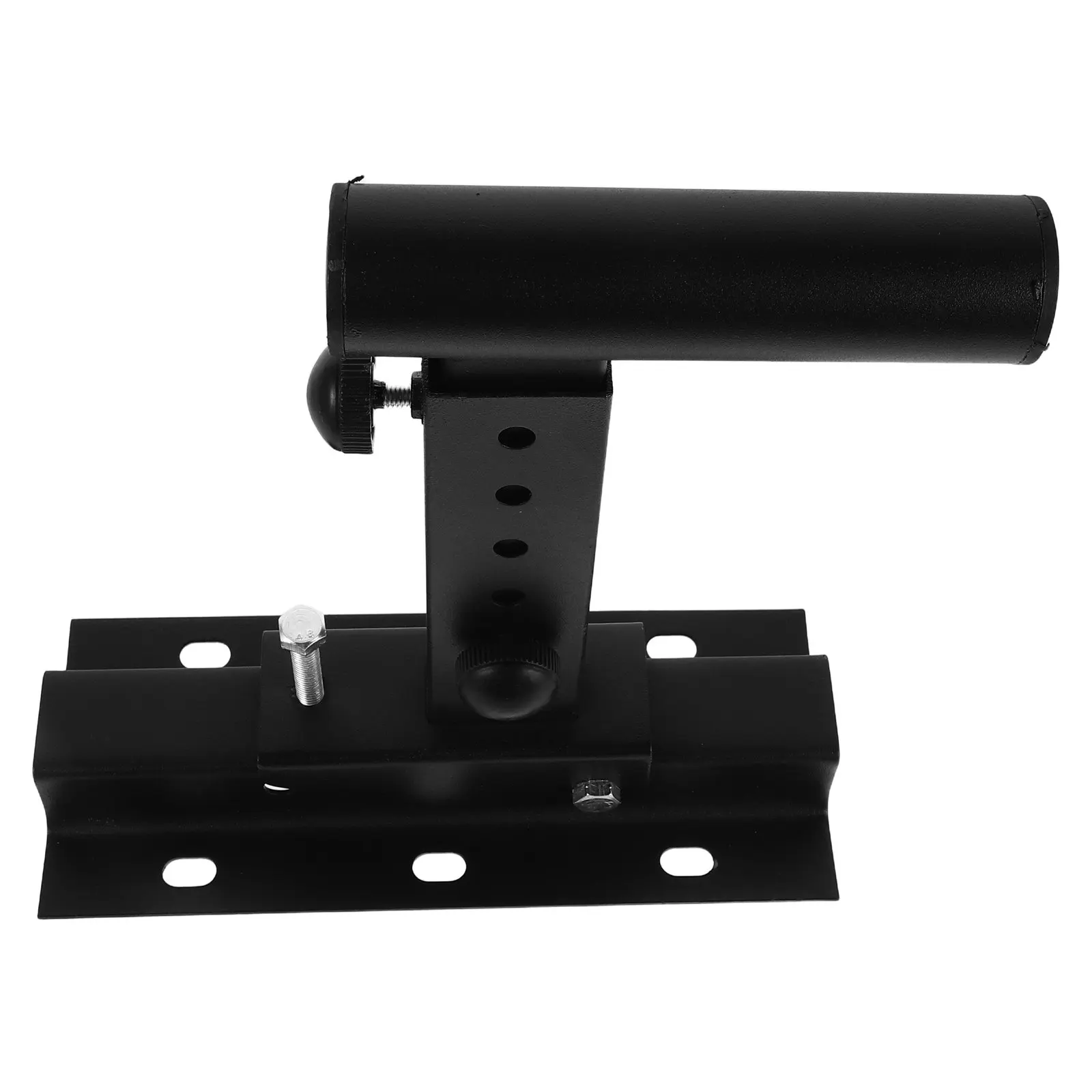 Heavy Duty Adjustable Wall Mounted Speaker Bracket Rack for Home Studio Ktv Audio Setup Black Rear Surround Speaker Shelf Holder