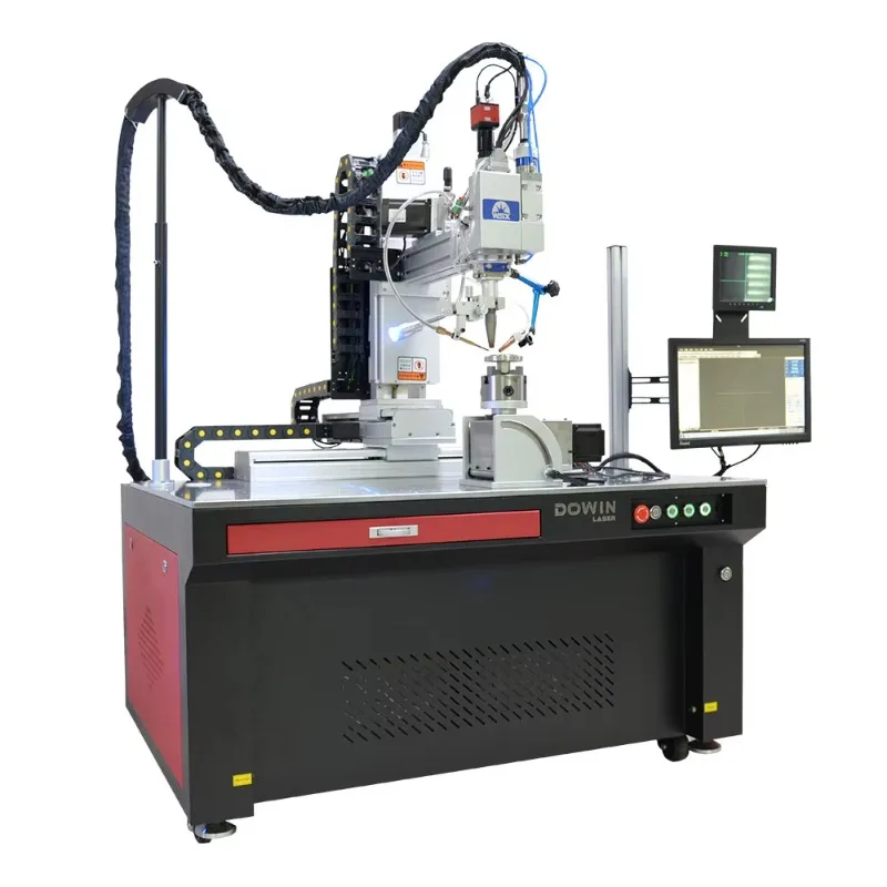 Fiber  Auto-Welding Workstation - CNC Roboticic Platform for Batch Production of Stainless Steel/Aluminum Components
