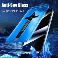 Privacy Tempered Glass for Samsung Galaxy S24 Ultra S24+ Plus One Click Easy Install Anti-spy Screen Protector S24ultra