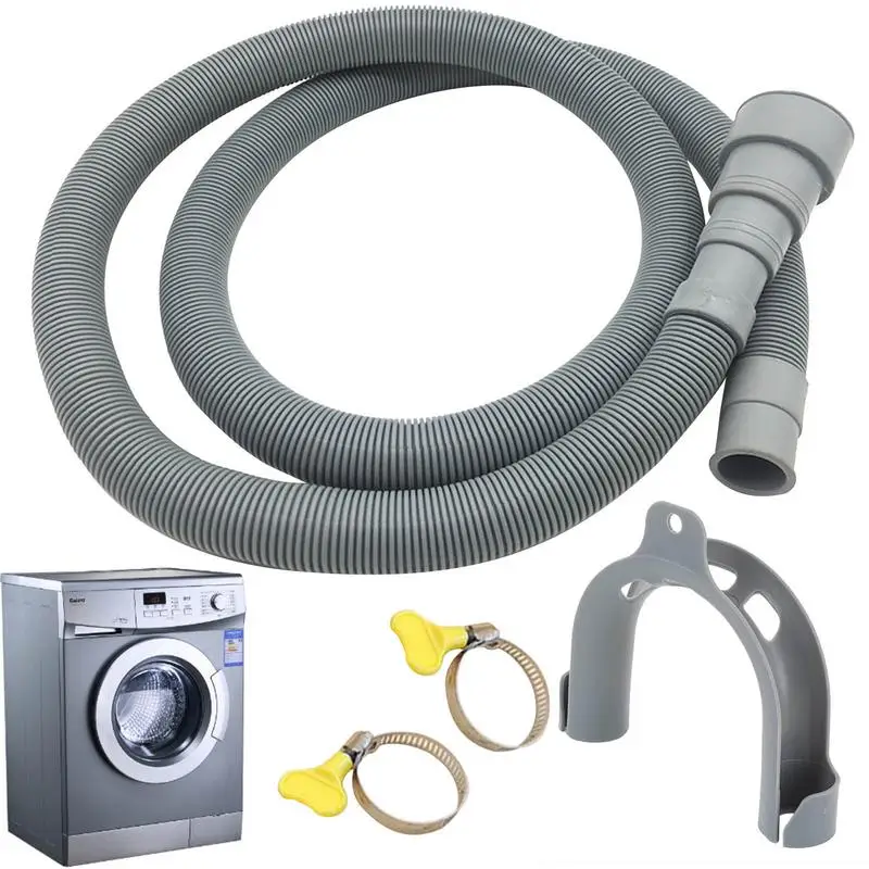 

Washing Machine Drain Hose Dishwasher Drain Hose Extension Tubes Plastic PP Stretchable Drain Hose Washer Hose Drain Replacement