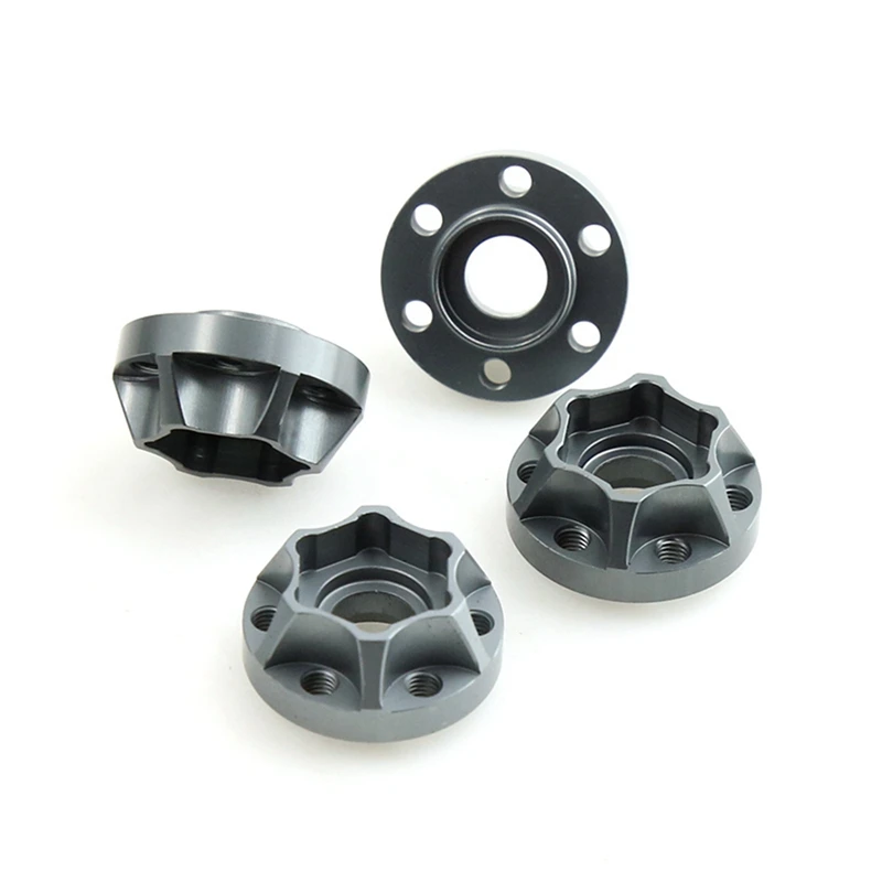 4PCS Metal 12Mm Wheel Hex Hub For 1/10 RC Crawler Car 1.9 2.2 Wheel Rim Axial SCX10 Traxxas TRX4 RC4WD D90 YK4082