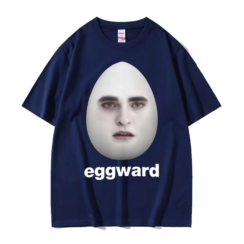 Hot Twilight Eggward Funny Meme T Shirt Edward Cullen Parody Humor Tshirt Men Women Casual  Cotton Short Sleeve T-shirt Tops