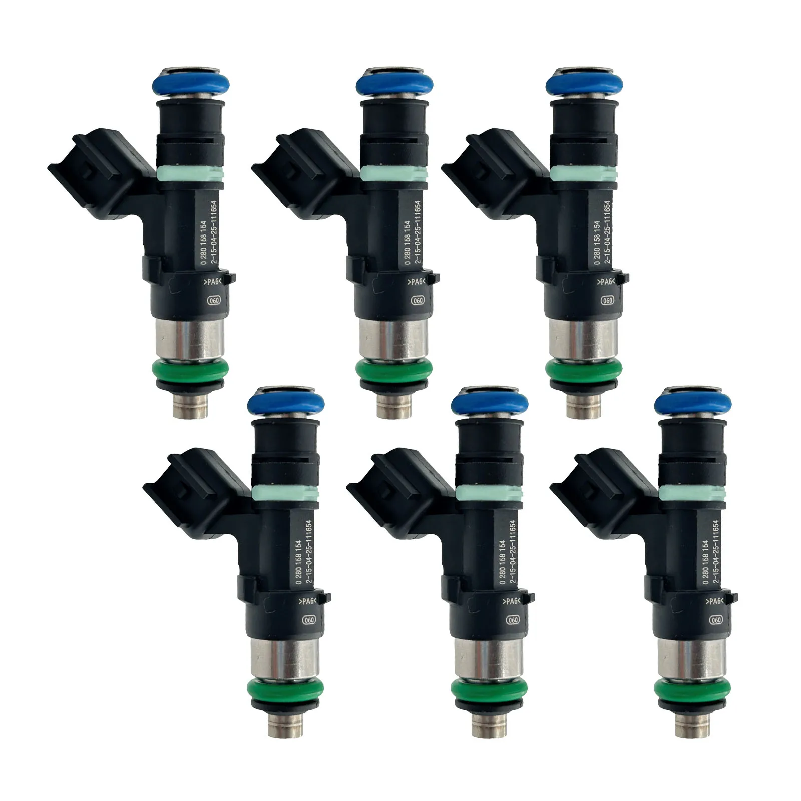

6pcs Fuel Injectors For CHEVROLET CAPTIVA GMC ACADIA BUICK ENCLAVE SATURN OUTLOOK VUE 3.6L 0280158154 12608632 Accessories