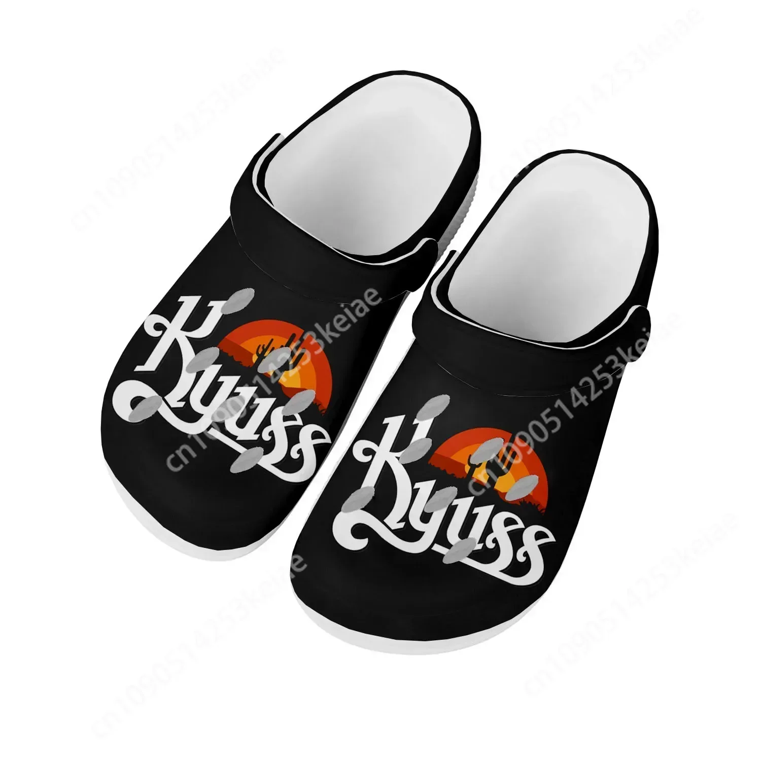 Kyuss Metal Rock Band Pop Home Clogs Custom Water Shoes Mens Womens Teenager Shoe Garden Clog Breathable Beach Hole Slippers