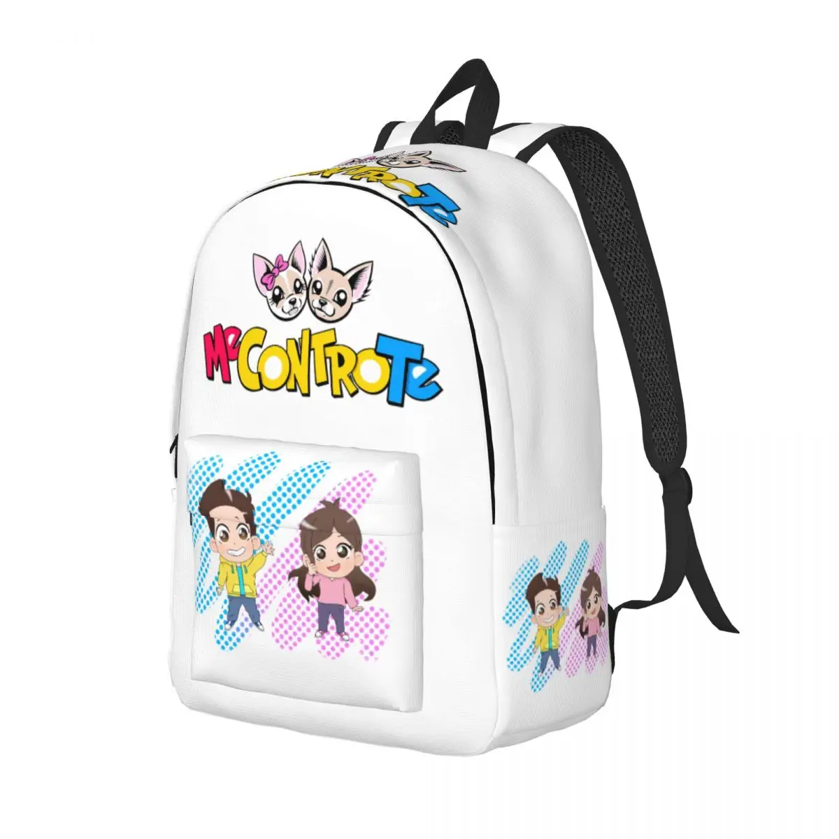 Cartoon Me Contro Te Backpack for Men Women Casual High School Work Daypack Laptop Computer Shoulder Bag with Pocket