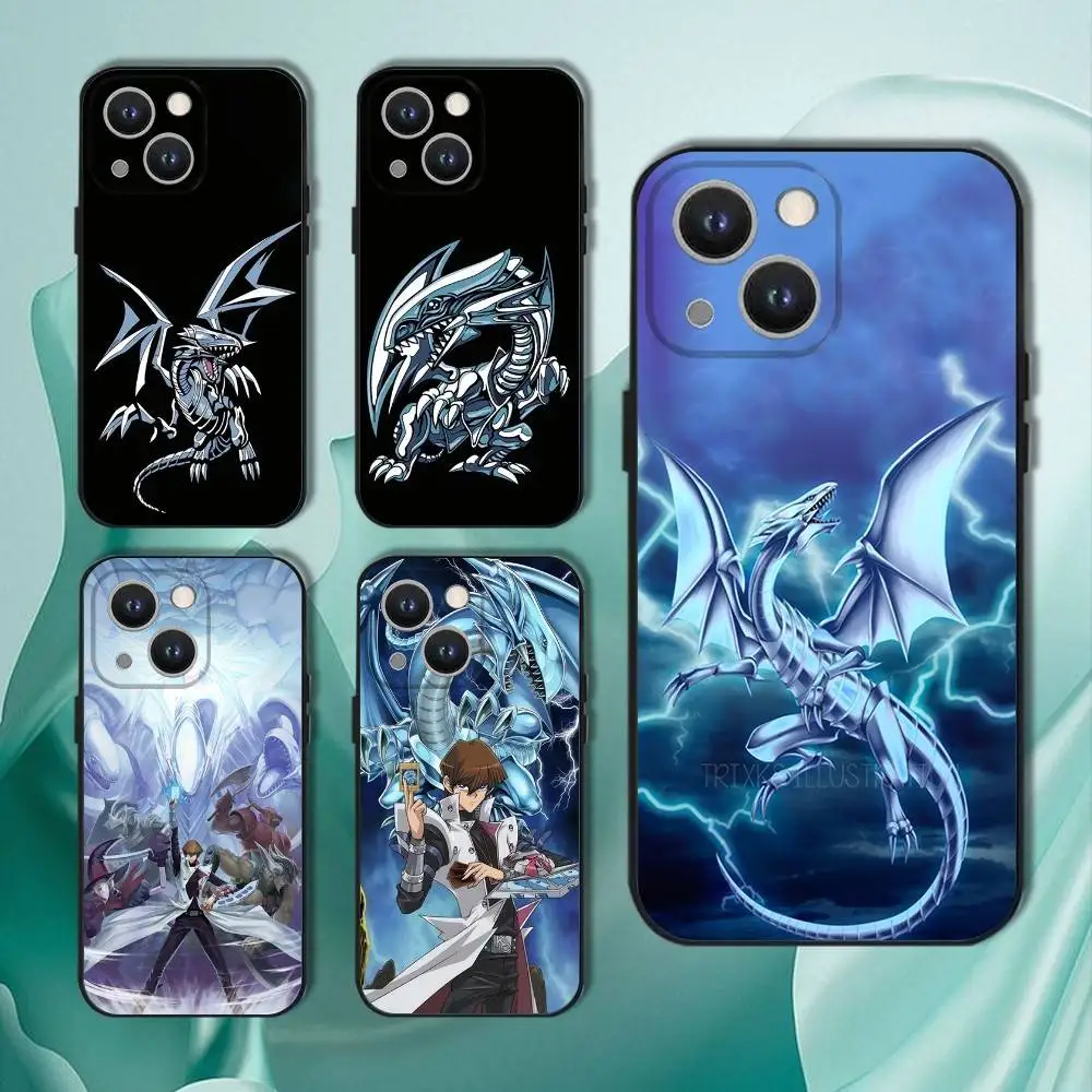 

Game Blue-Eyes White D-Dragon Phone Case For iPhone 16,15,14,13,12,11,Pro,XS,Max,XR,Plus,E,SE4,Mini Black Soft Cover