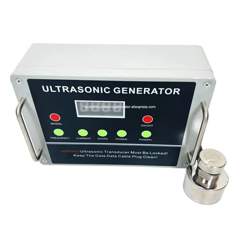 100 W Hochleistungs-Ultraschall-Vibrationsbildschirm-Vibrator-Stromquelle für 800 mm Ultraschall-Rotationsbildschirm