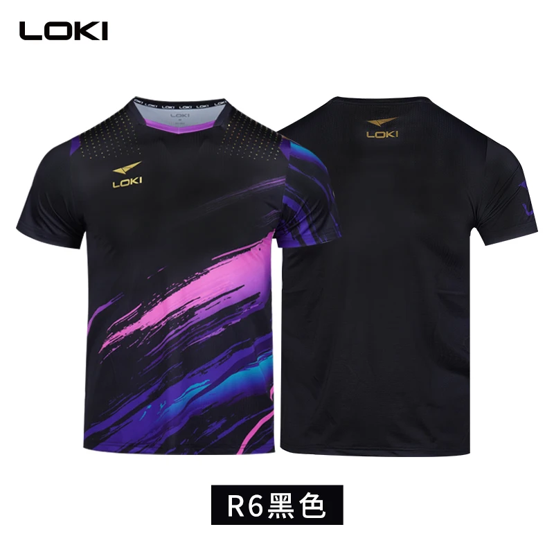 LOKI Table Tennis Clothes Short-sleeved Men's Table Tennis