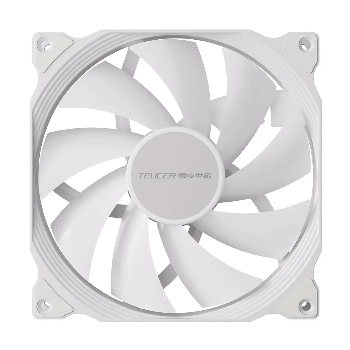 Imagem -04 - Teucer-high Performance pc Fan Controle Inteligente de Temperatura Regulação de Velocidade Chassis Fans Case Fan 140 mm 6001500rpm 4pin Pwm