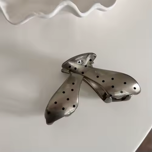 France Style Women Senior Large Black Wave Dot Design Hair Claw Barrettes Girl Fashion Hair Clip Sweet Hair Accessories Headwear - Image 10