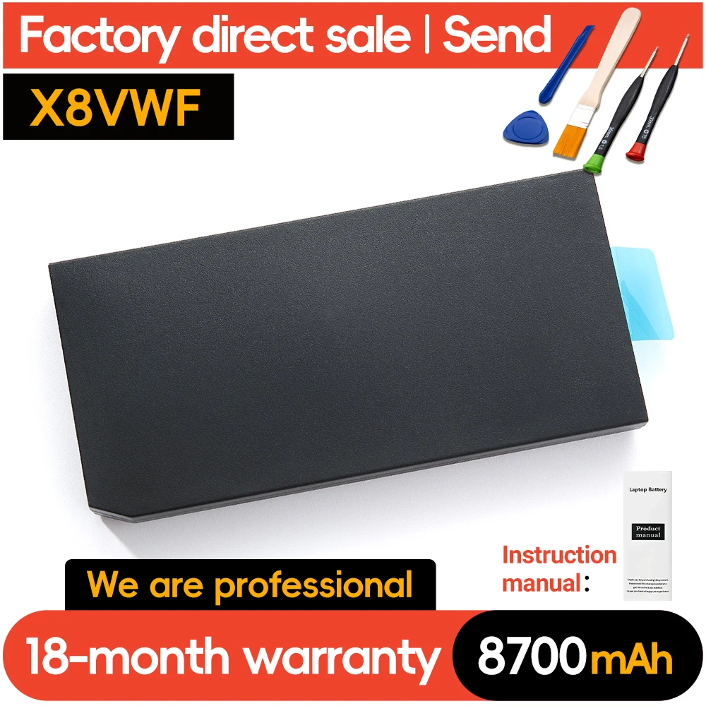 Suozhan X8VWF Laptop-Akku für Dell Latitude 14 Rugged 5414 5404 E5404 Extreme 7414 7404 E7404 Serie Notebook VCWGN YGV51