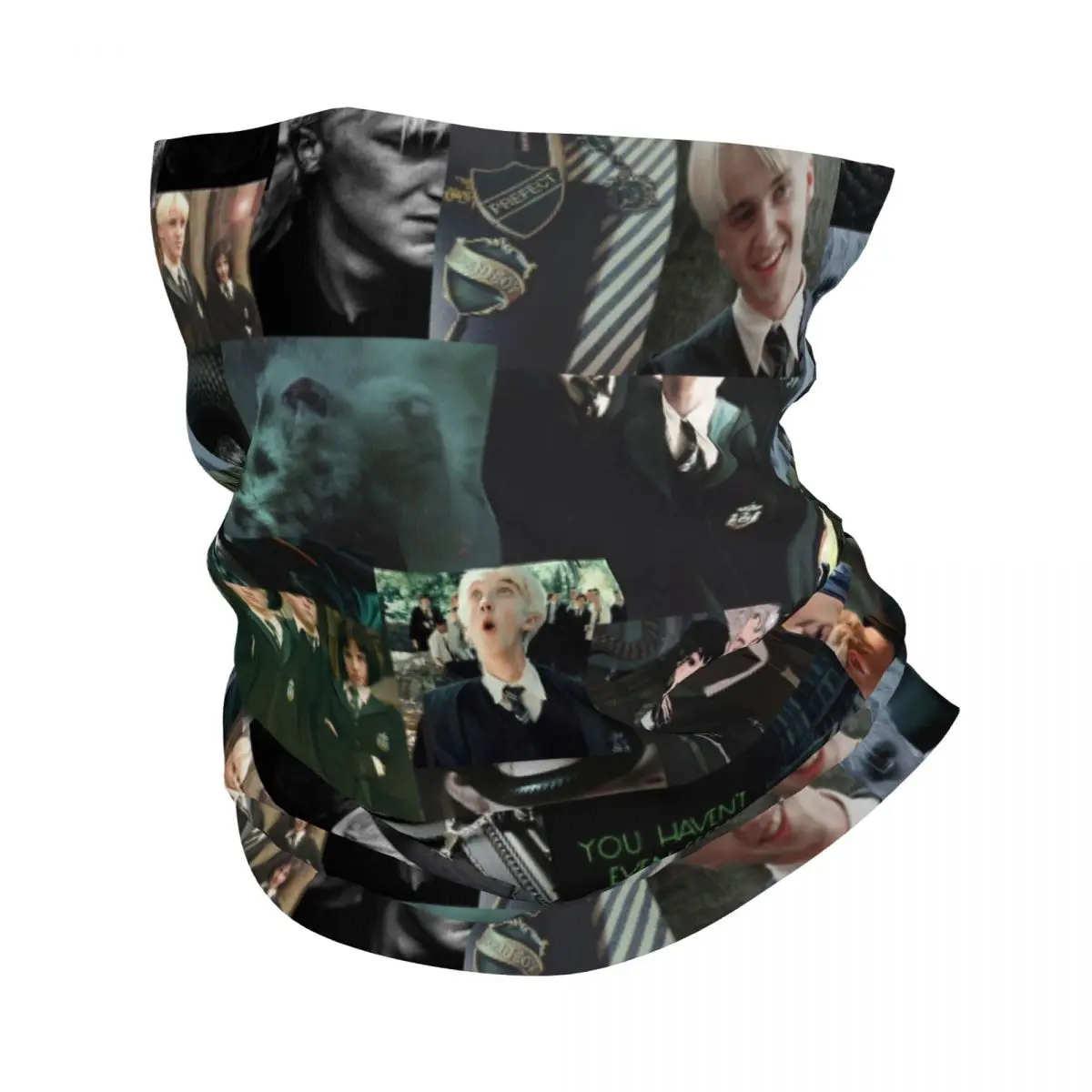 Draco Malfoy Dementor Tom Felton Bandana Neck Gaiter Balaclavas Wrap Scarf Multifunctional Headband Riding Unisex Adult Winter