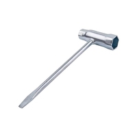 12QM Combination Screwdriver & Wrench Adjustment Tool for Chainsaw Mower 13 by 19mm Chainsaw Wrench Plugs Socket Wrench