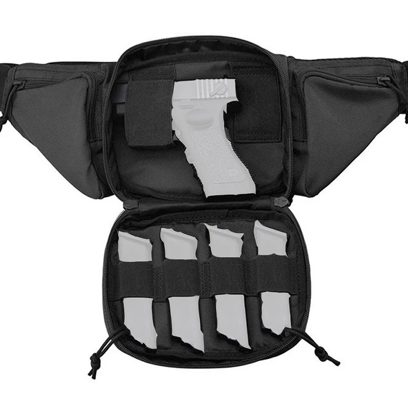 Tactical Waist Bag Holster Fanny Pack Sling Shoulder Bag Outdoor Chest Assult Pack Concealed Gun Carry Holster NEW