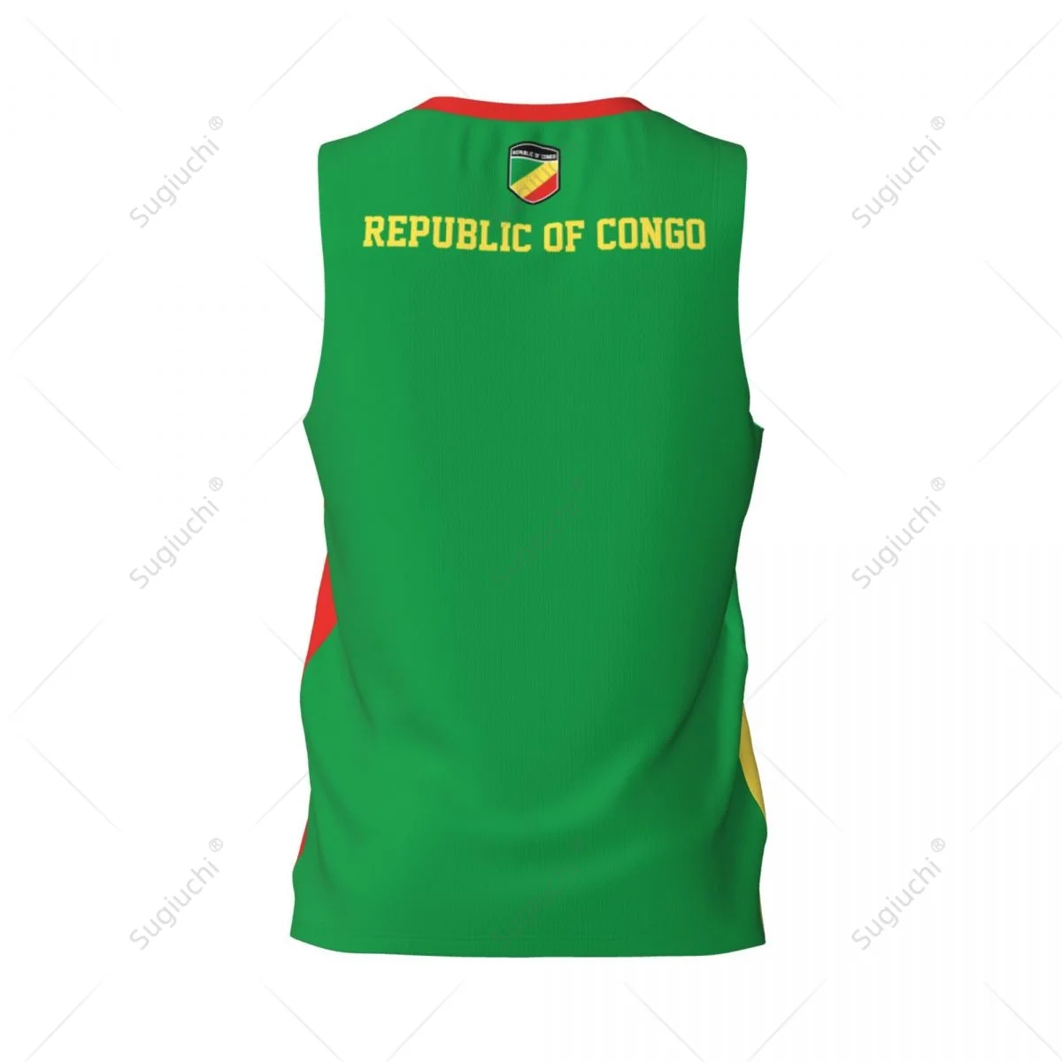 Republic Of Congo Flag Men Basketball Sports Jersey Running Fitness Multifunction Sleeveless tshirt Exclusive Custom Name Nunber