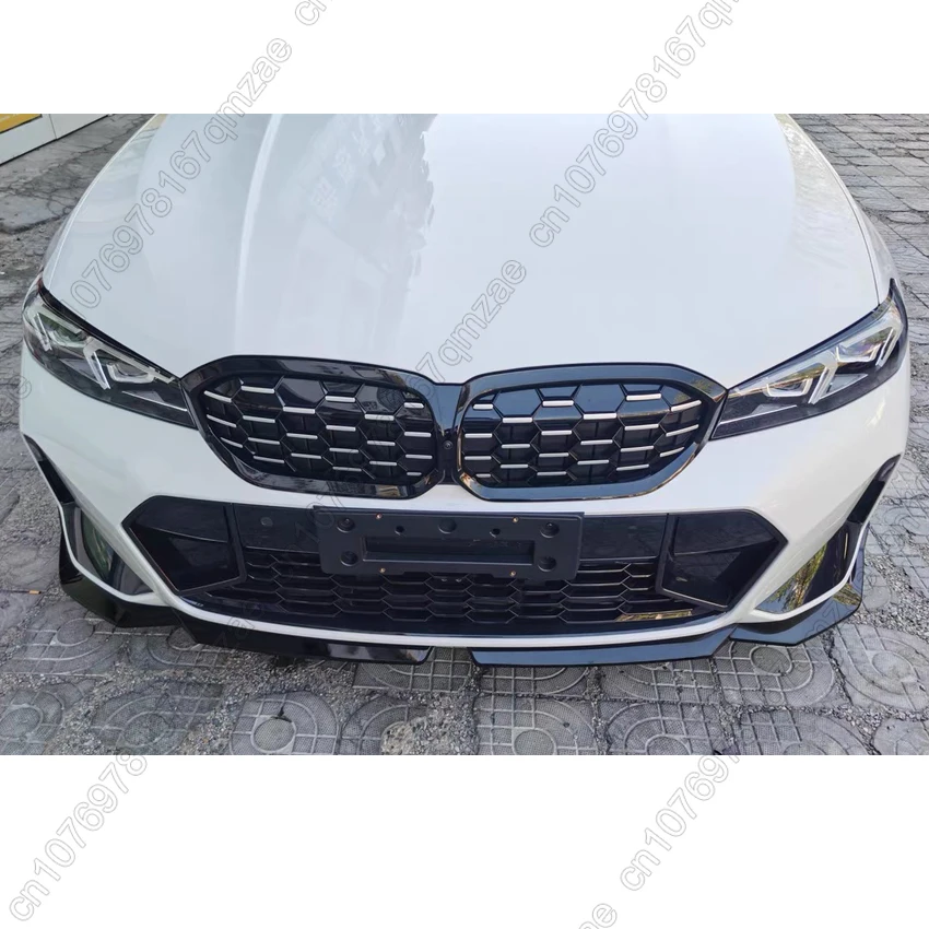 الجبهة حافة مصد السيارة المفسد الفاصل الناشر عدة غطاء حماية لسيارات BMW 3 Series G20 G21 M LCI 320i 325i 330i 320d M340i 2022-2024 #2