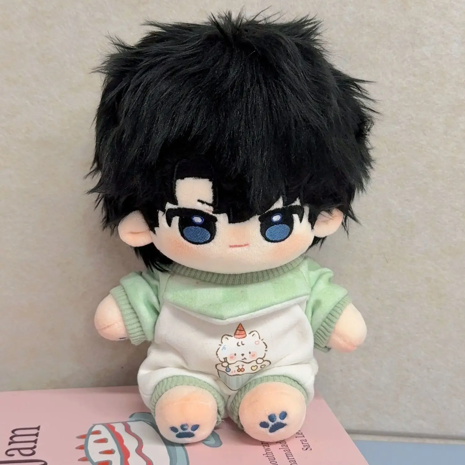 20cm Plush Fake Slackers Cotton Doll Xie Yu He Chao Fan Surrounding Dolls Stuffed Dress-up Cotton Doll BL Send Friends Toys Gift