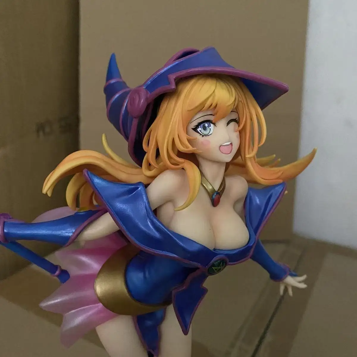 

Anime character Black Magician Girl kawaii Standing posture Action Figure PVC Model Toy Doll Desk Decor Collection Gifts boxed