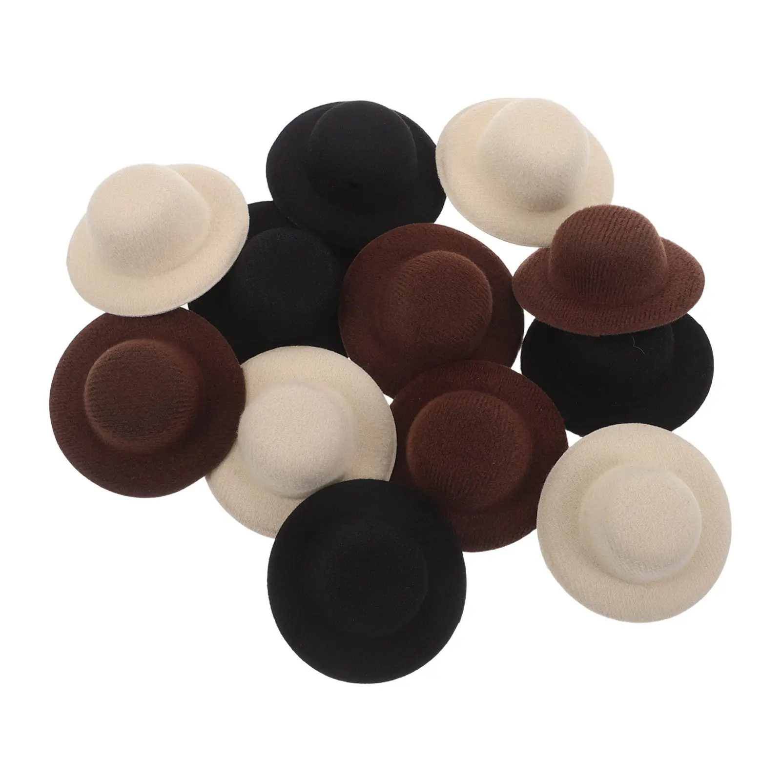 

12pcs Mini Top Hat Hair Clip Vintage Elegant Design For Daily Wear Tea Party Dress Up Accessories Western Hat Barrettes Women