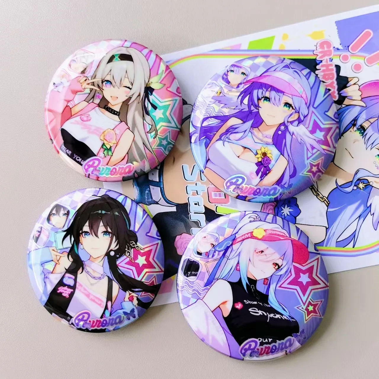 

Honkai Star Rail Badges Robin Brooch Firefly Badge Game Goods Collection Bag Ornament Cartoon Badge Accessories Cute Gift
