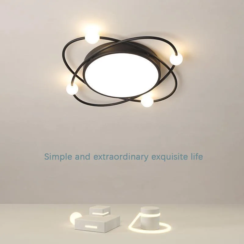 Ring Led Ceiling Lighting Plates Decoration Home Light Lamp Kawaii Room Decor Decorative Lights for Bedroom Lampshade Fixture