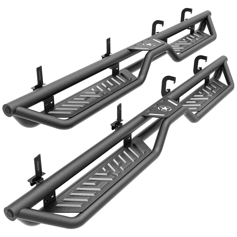 

Высококачественные боковые подножки с двумя ступенями для пикапов 1500, 2500, 3500 Crew Cab 2007-2019 годов выпуска