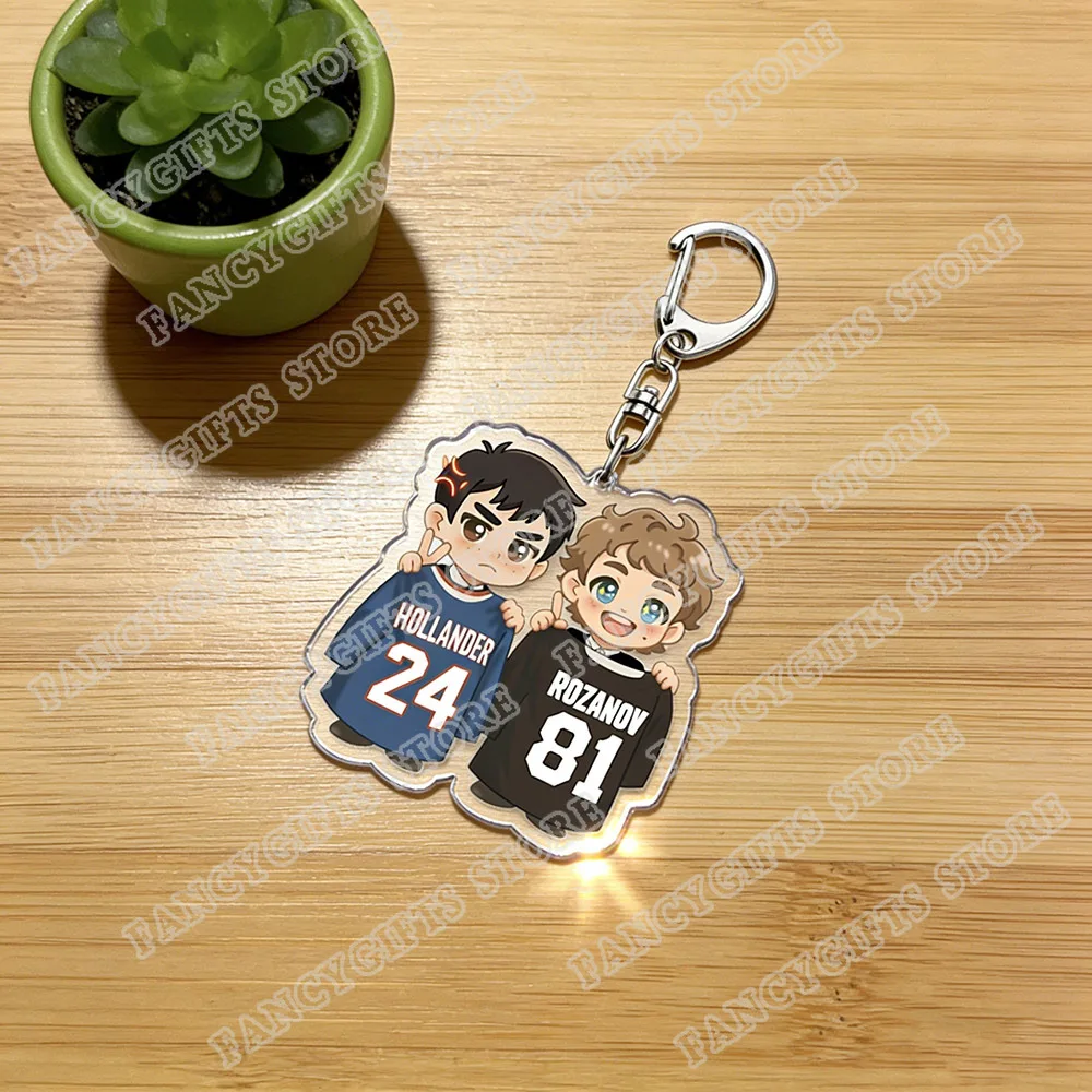 Heated Rivalry Ilya & Shane Keychain Accessories Bag Charms Shane Hollander Ilya Rozanov LGBT Lovers Acrylic Keyrings