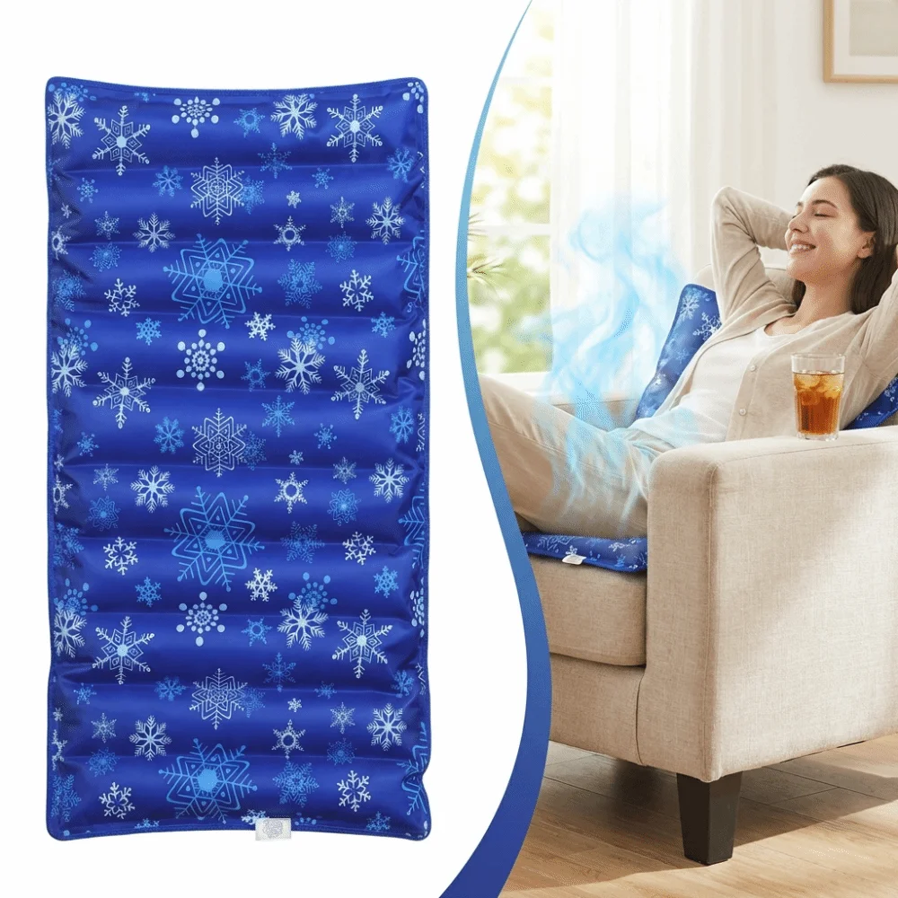 Adult Size Refillable Ice Seat Cushion DIY Design Summer Cool Cooling Pad Portable Foldable Water Filling Cushio Home Use