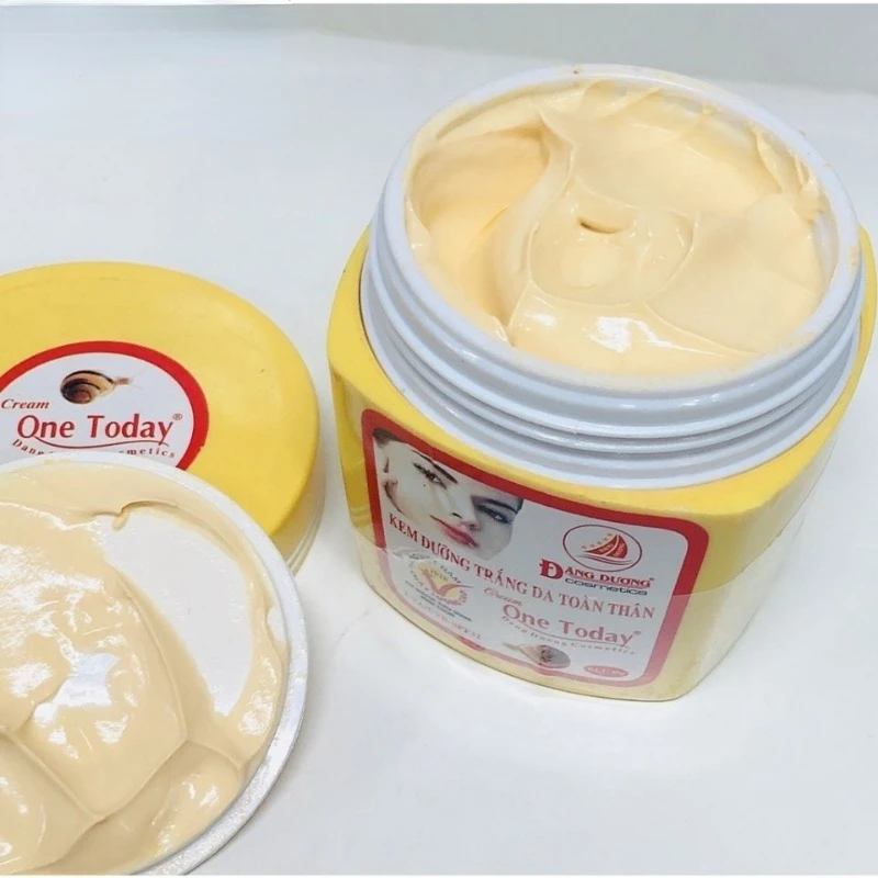 Kem Ốc Sên One Today Dưỡng Trắng Da Toàn Thân 80g Remove Skin Blemishes Spots Freckles, Firming Bright White Skin