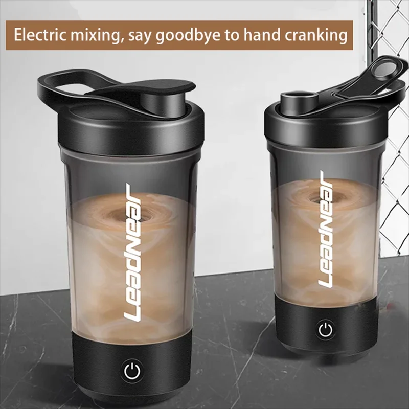 New In Self-Stirring Shaker Cup Usb Rechargeable Shaker for Protein Shakes Meal Replacement Shakes Portable Sport Mixing Cups