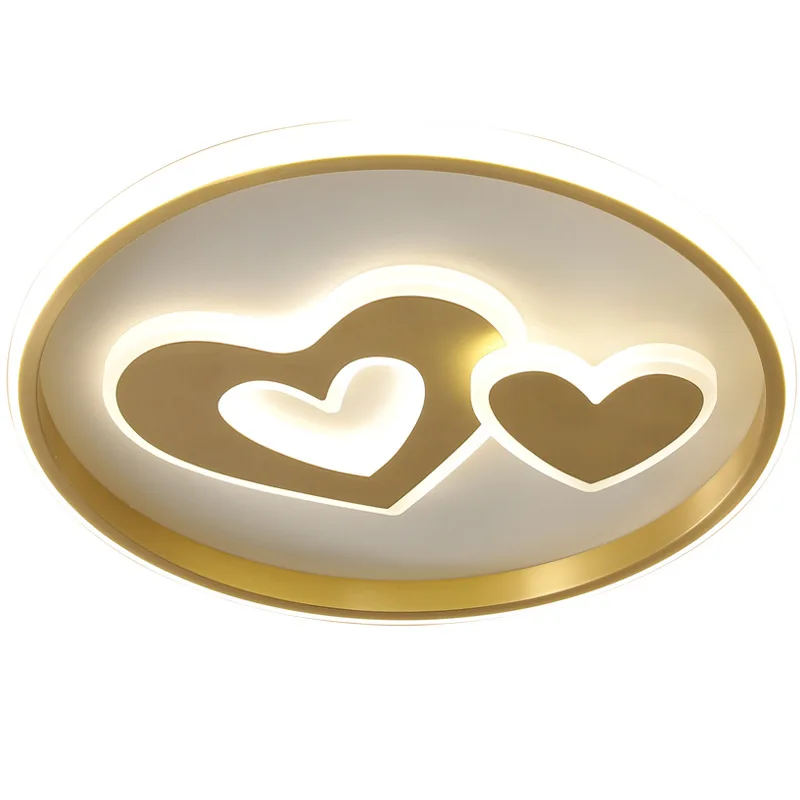 

Bedroom dining room light, wedding room love led ceiling light