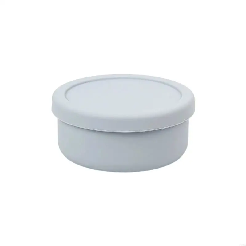 R66A Multifunctional Silicone Meal Container Dishwasher Safe Freezers Friendly Spill Proof Design 300ml/700ml Thin Profile