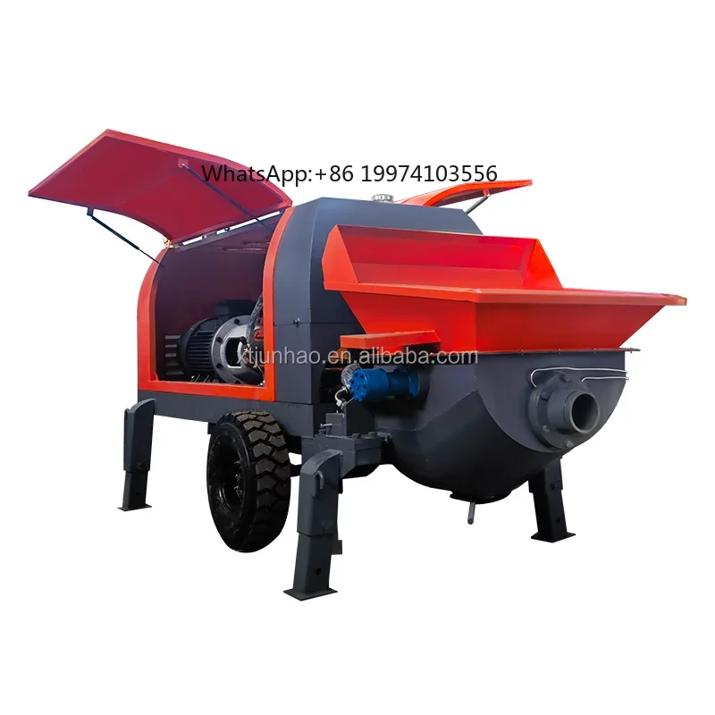 High quality 40, 50 mixer concrete pump electromechanical mixer concrete pump truck