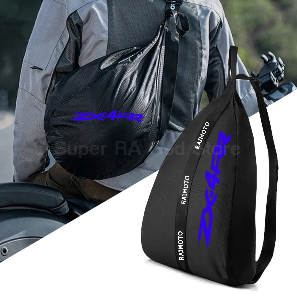 For ZX-4R ZX-4RR ZX4R ZX4RR zx4r 4rr 2023 Motorcycle Accessories Helmet Backpack Large Capacity Travel Bags Reflective